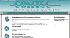 Desktop Screenshot of comtec-prien.de