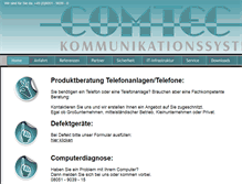 Tablet Screenshot of comtec-prien.de